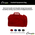 Champion Sports Football Equipment Bag