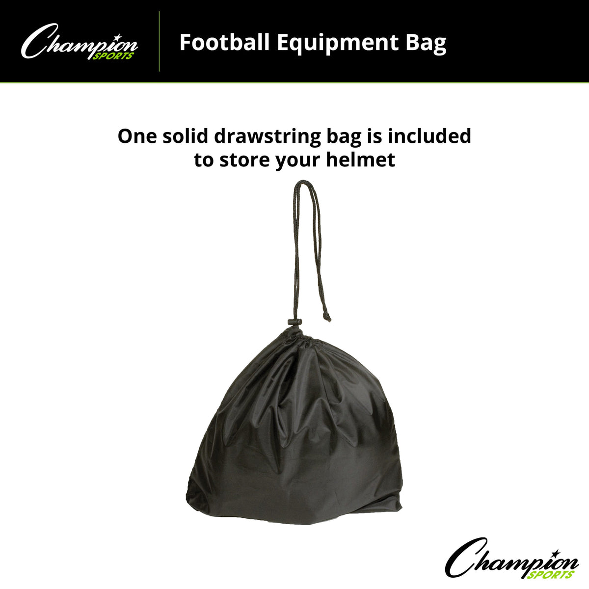 Champion Sports Football Equipment Bag