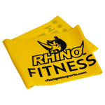 Champion Sports Resistance Therapy/Exercise Flat Band - Light/Medium – 6 lb (Yellow)
