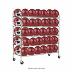 Champion Sports 60-Helmet Football Cart