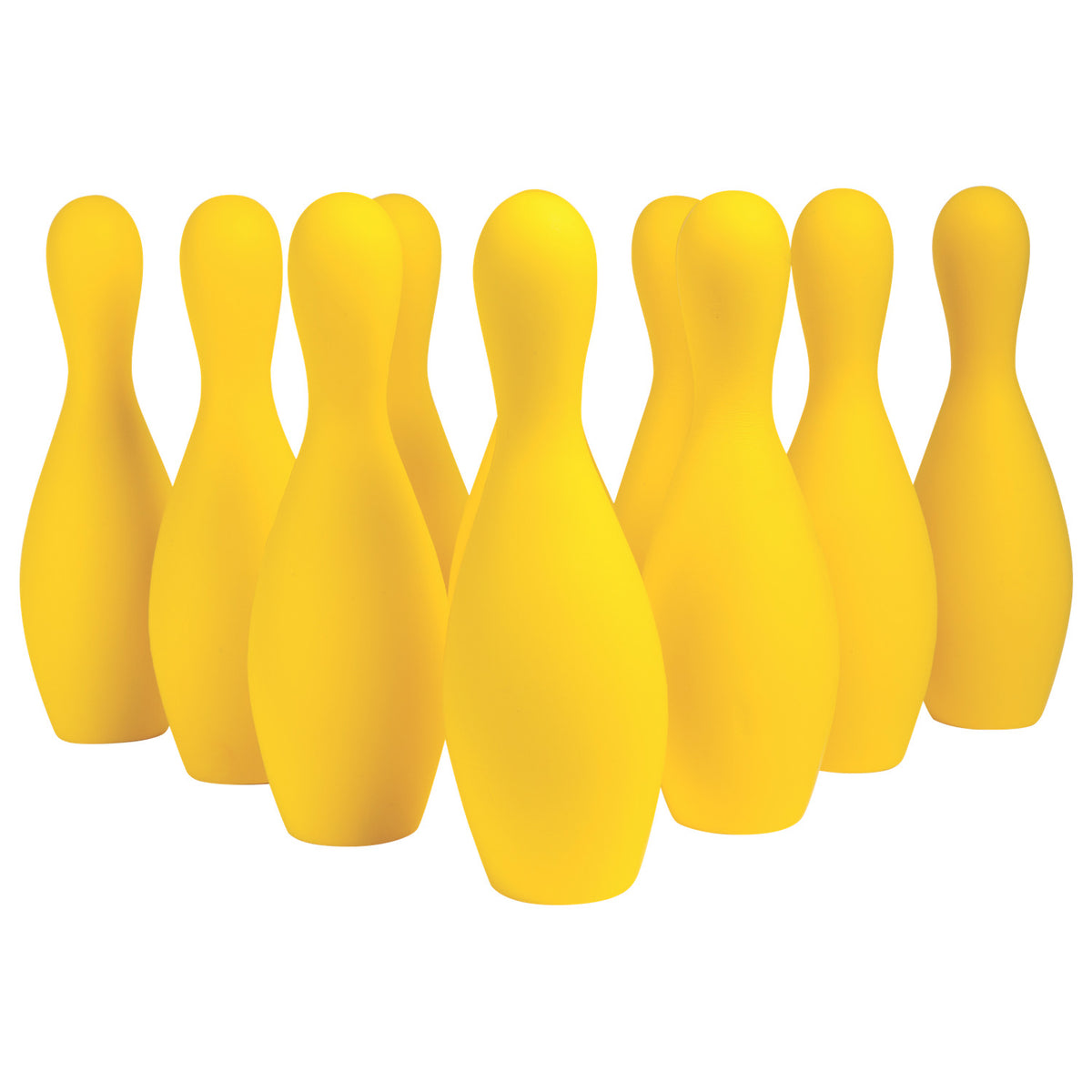 Champion Sports Rhino Skin Foam Bowling Pin Set - Yellow