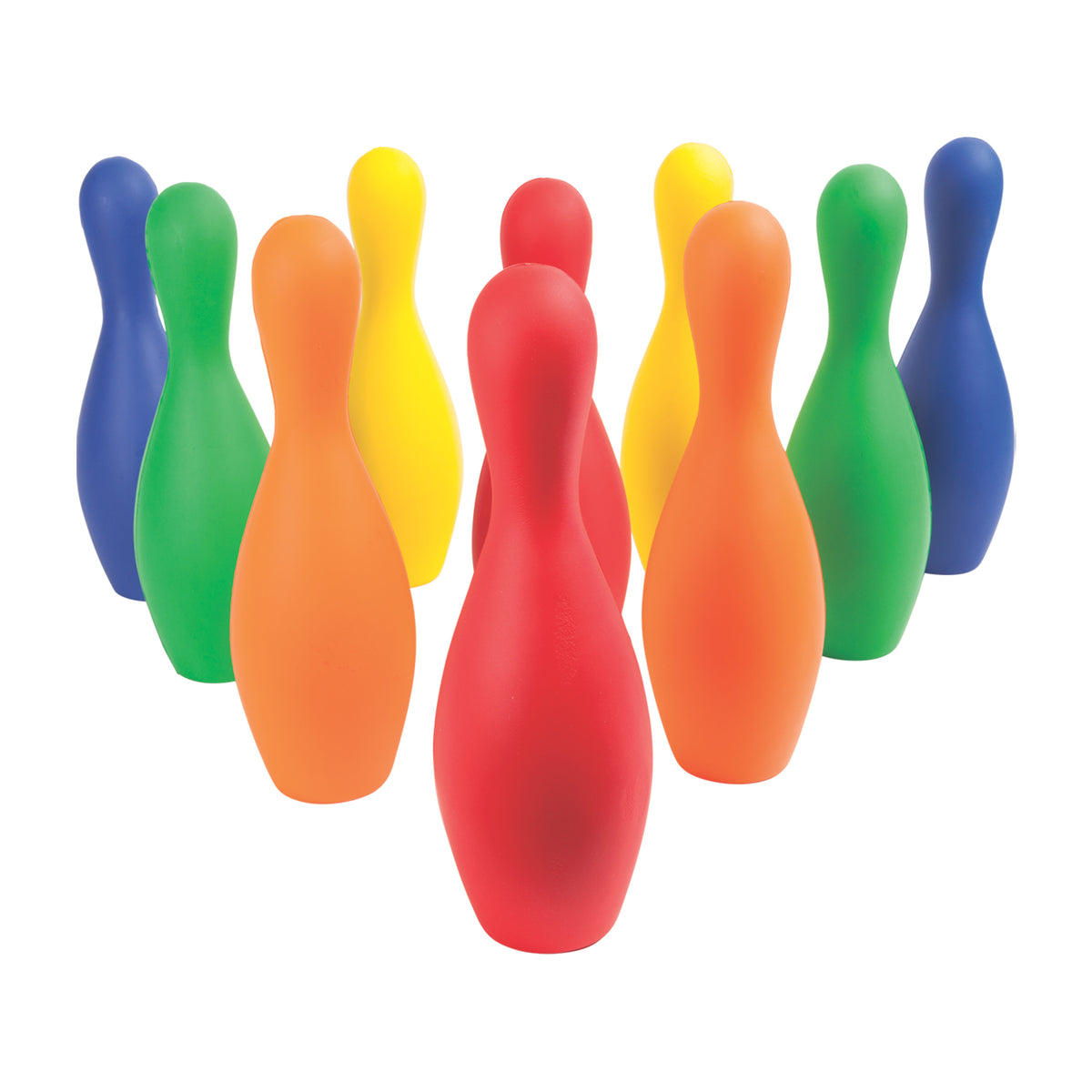 Champion Sports Rhino Skin Foam Bowling Pin Set - Multi-Color