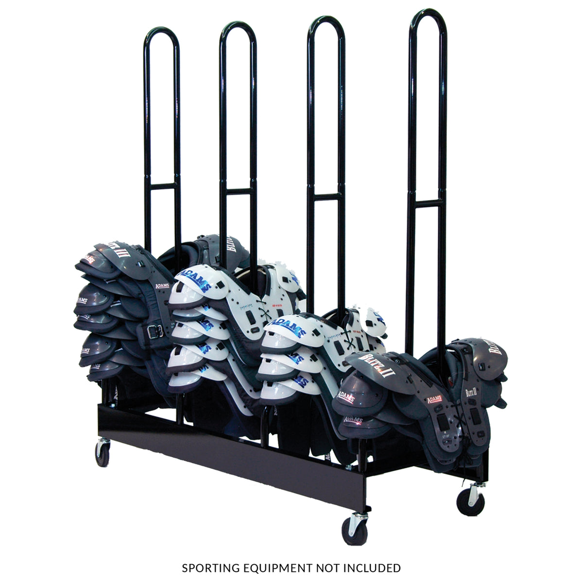 Champion Sports Shoulder Pad Rack - Four Stacks