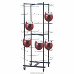 Champion Sports 56-Helmet Football Rolling Cart