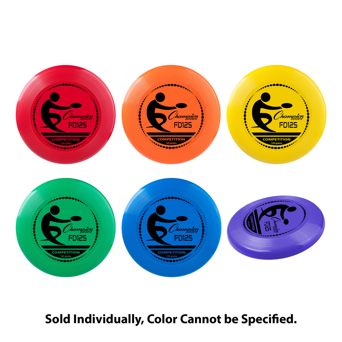 Champion Sports Competition Plastic Disc - 125 g / Single (Random Color)