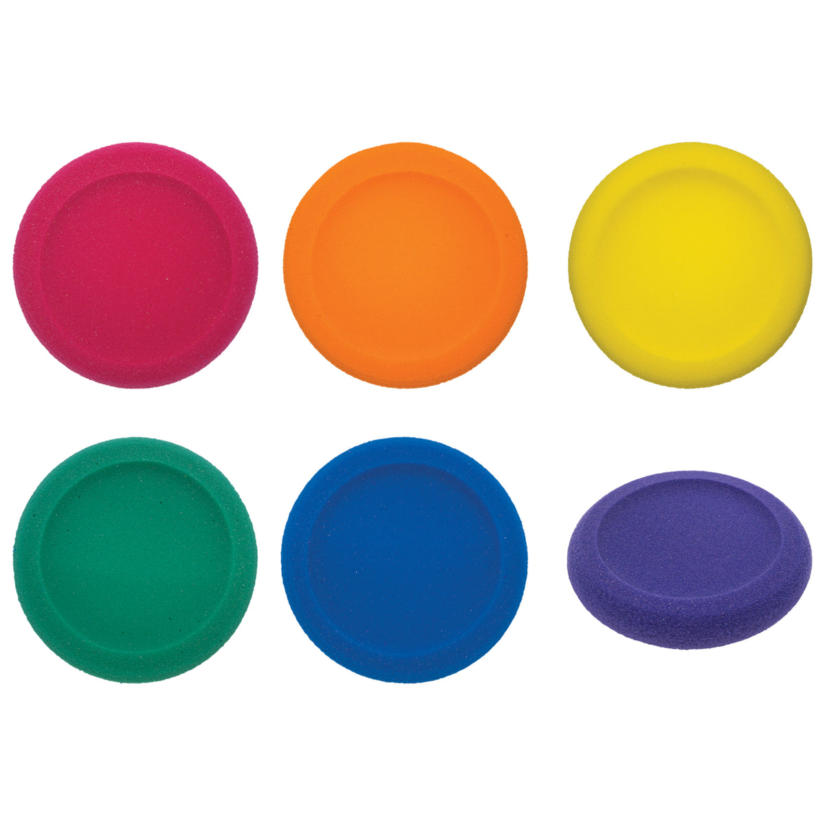 Champion Sports Rounded Edge Uncoated Foam Disc Set