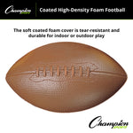 Champion Sports Coated High-Density Foam Football