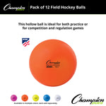 Champion Sports Field Hockey Balls - Dozen