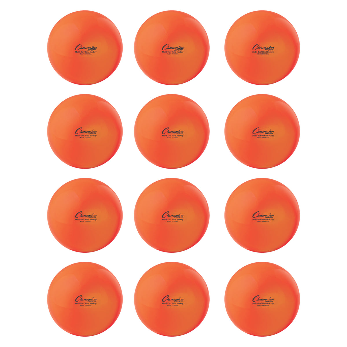 Champion Sports Field Hockey Practice Balls - Dozen