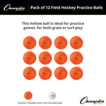 Champion Sports Field Hockey Practice Balls - Dozen