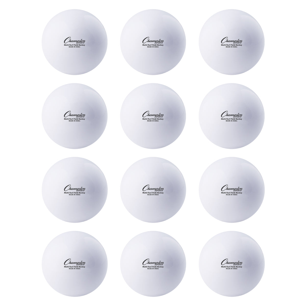Champion Sports Field Hockey Practice Balls - Dozen
