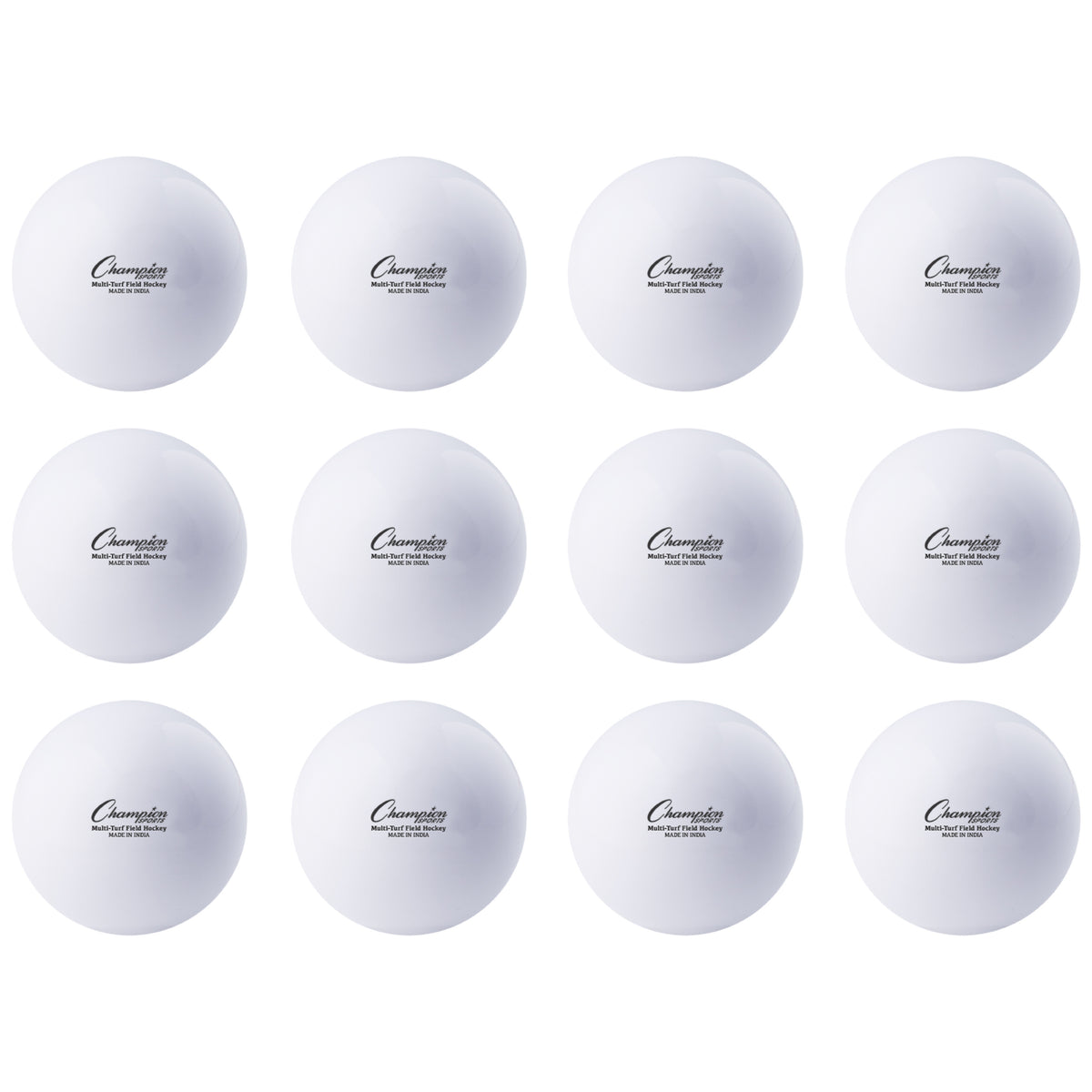 Champion Sports Field Hockey Practice Balls - Dozen