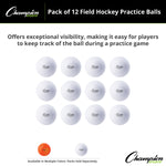 Champion Sports Field Hockey Practice Balls - Dozen