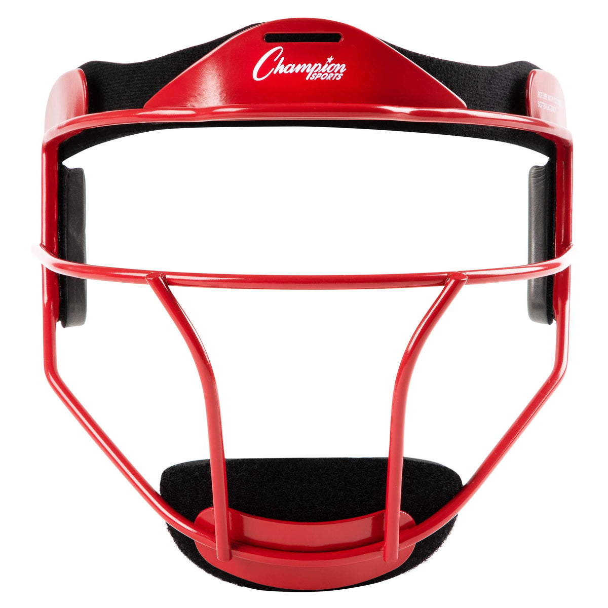 Champion Sports Softball Fielder's Face Mask - Adult / Red
