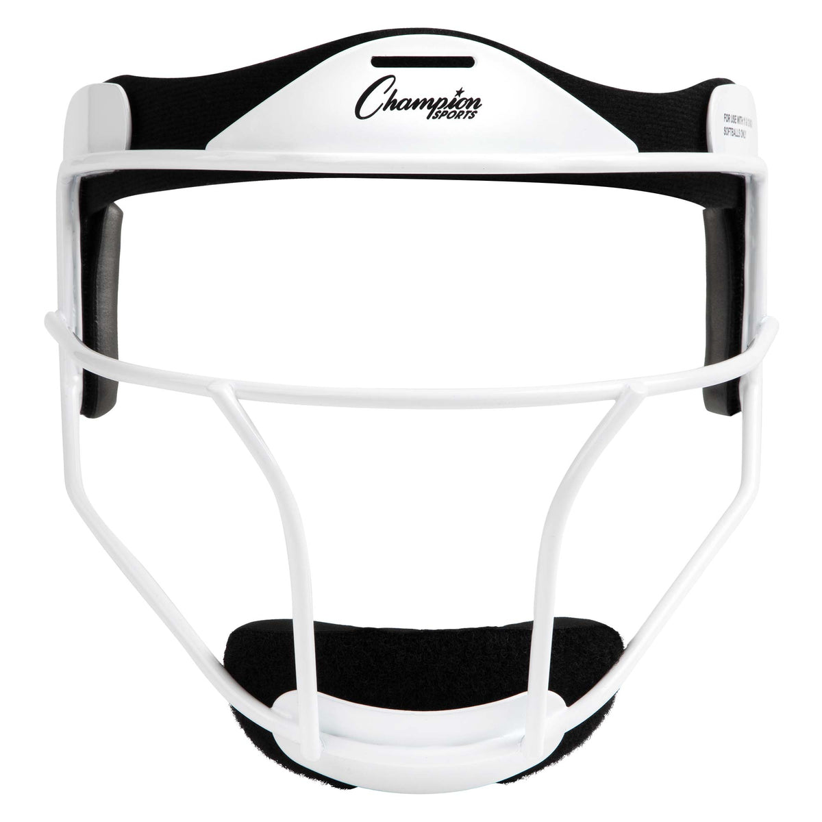 Champion Sports Softball Fielder's Face Mask - Adult / White