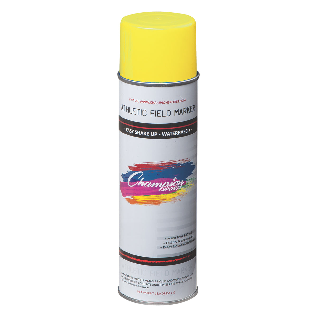 Champion Sports Field Marking Paint - Case of 12 - Yellow