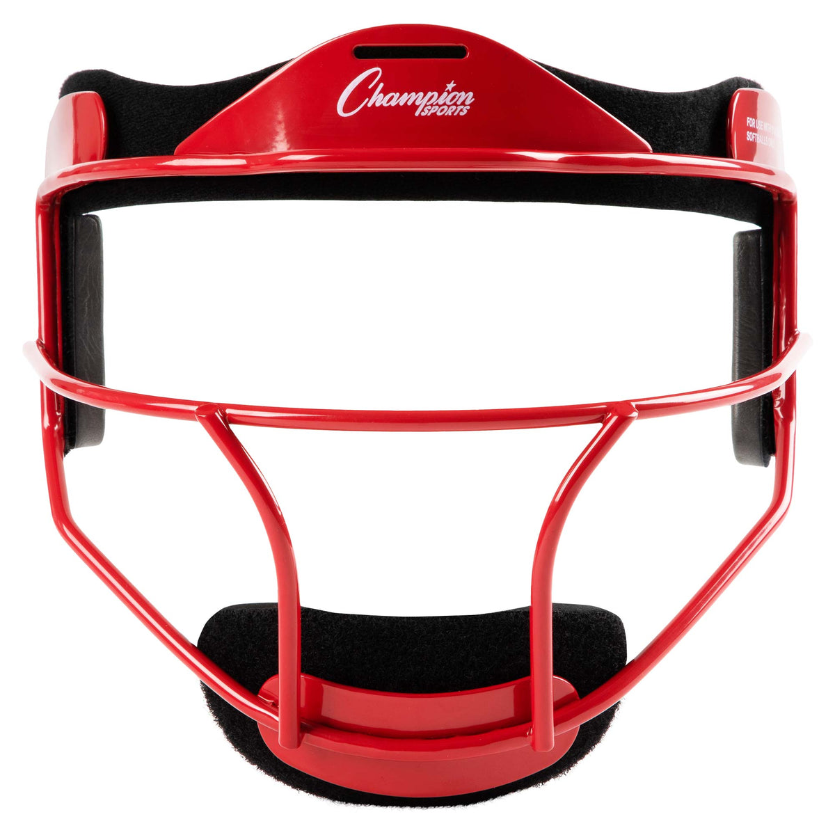 Champion Sports Softball Fielder's Face Mask - Youth / Red