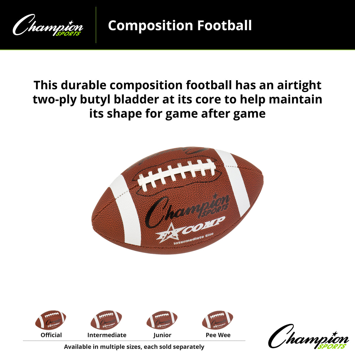 Champion Sports Composition Football