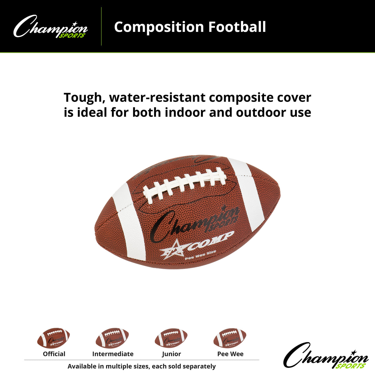 Champion Sports Composition Football