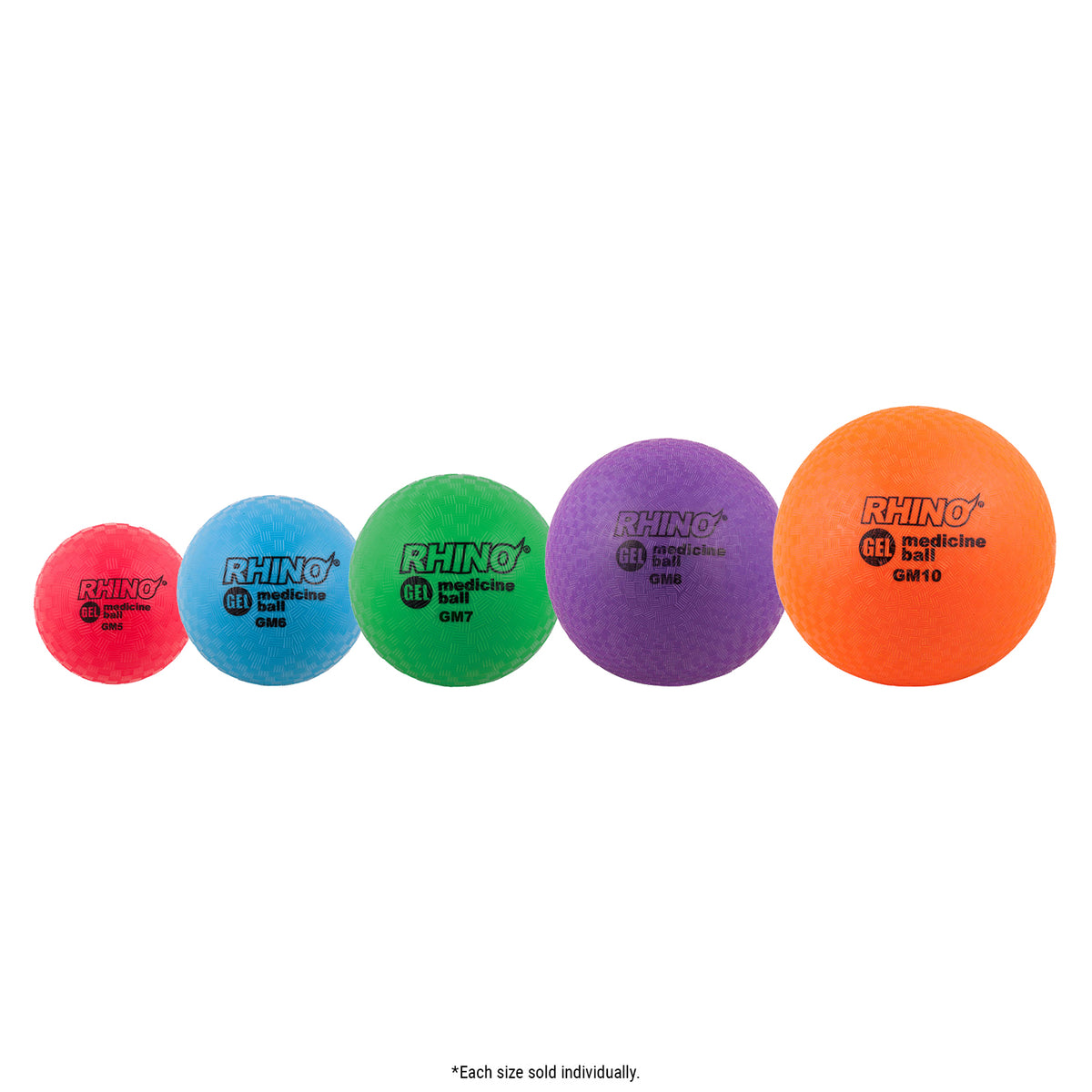 Champion Sports Rhino Fitness Gel Filled Medicine Ball