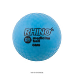 Champion Sports Rhino Fitness Gel Filled Medicine Ball - 4 lb (6", Blue)
