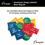 Champion Sports Geometric Bean Bag Set - Set of 12