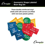 Champion Sports Geometric Bean Bag Set - Set of 12