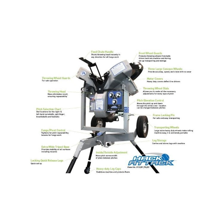 Hack Attack Baseball Pitching Machine