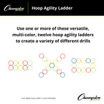 Champion Sports Hoop Agility Ladder