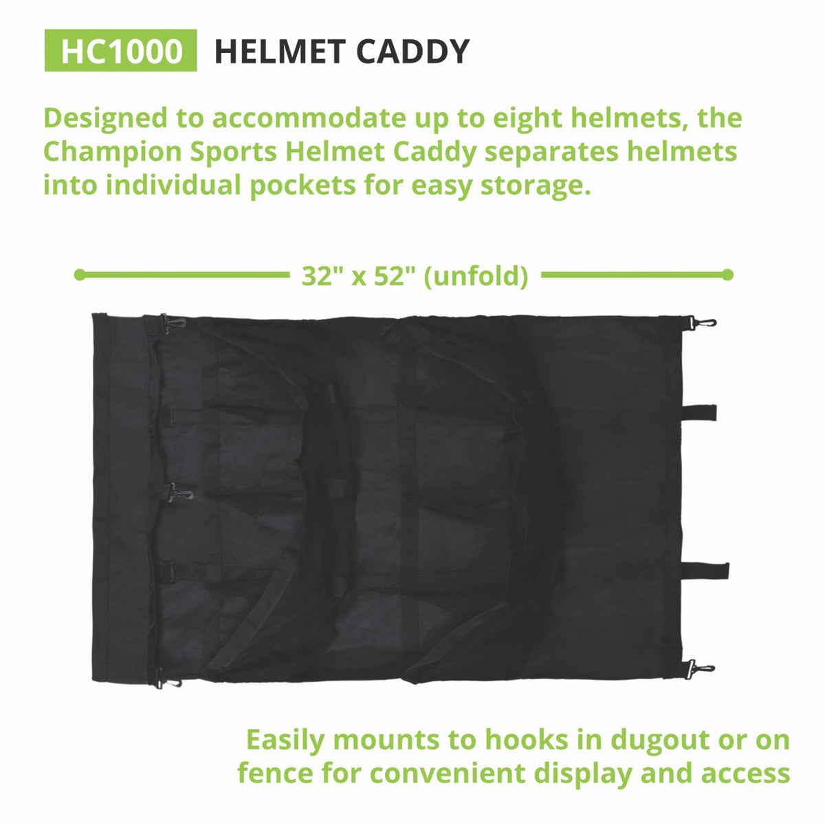 Champion Sports Helmet Caddy