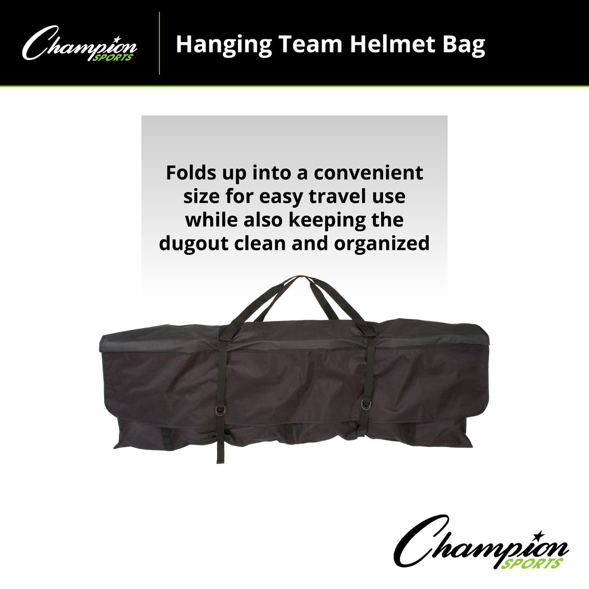 Champion Sports Hanging Team Helmet Bag