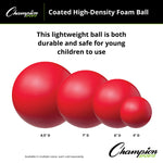 Champion Sports Coated High-Density Foam Ball