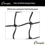 Champion Sports Field Hockey Net - Pair