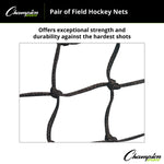 Champion Sports Field Hockey Net - Pair