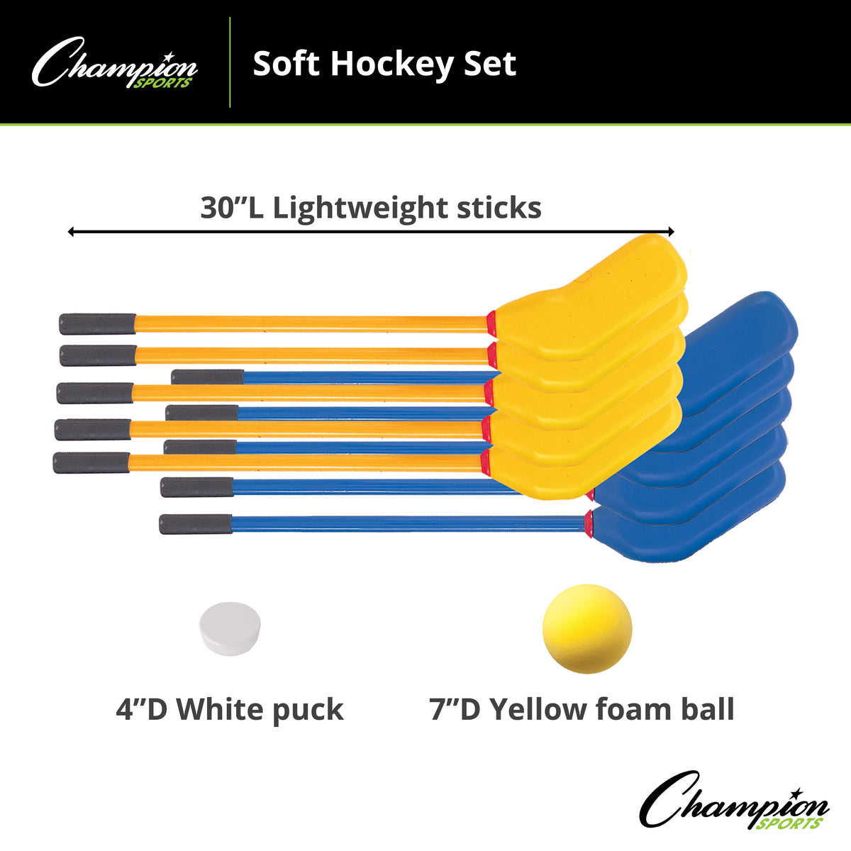 Champion Sports Soft Hockey Set