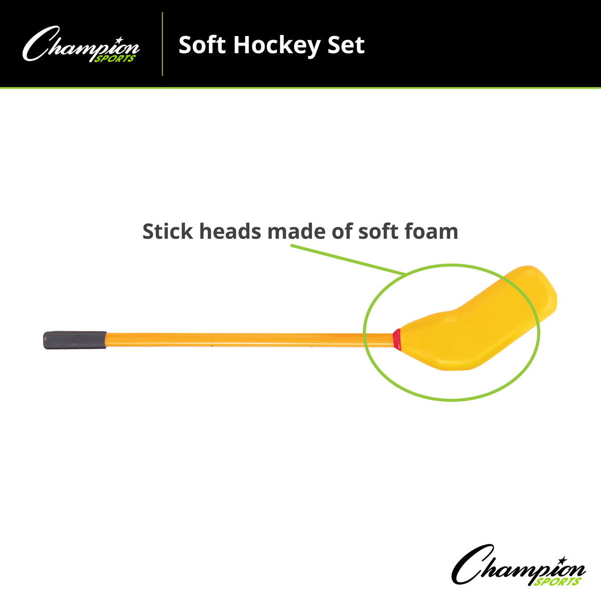 Champion Sports Soft Hockey Set