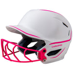 Champro HXE Fastpitch Matte Two-Tone Batting Helmet - Pink