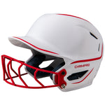 Champro HXE Fastpitch Matte Two-Tone Batting Helmet - Scarlet