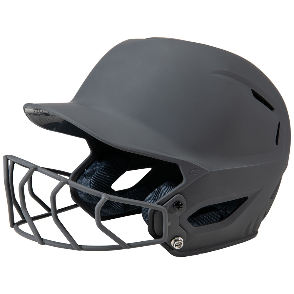 Champro HXE Fastpitch Matte Batting Helmet - Graphite