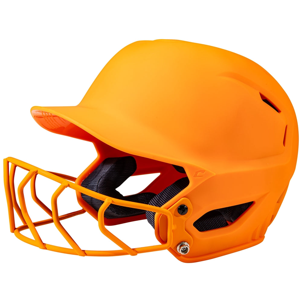 Champro HXE Fastpitch Matte Batting Helmet - Knoxville Orange