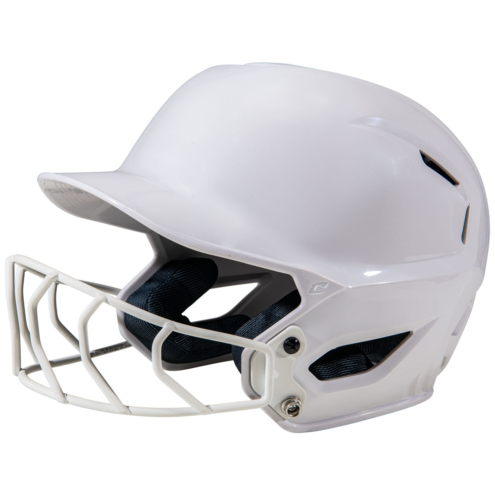 Champro HXE Fastpitch Uncoated Batting Helmet - White