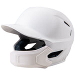 Champro HXE Matte Batting Helmet w/Jaw Guard - White