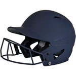 Champro HX Rise Batting Helmet w/Facemask - Navy