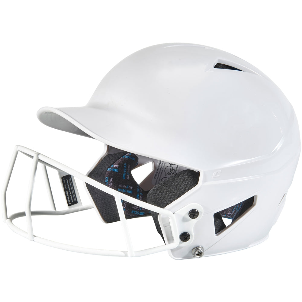 Champro HX Rookie Fastpitch Batting Helmet - White