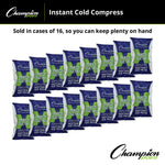 Champion Sports Instant Cold Compress - Case of 16