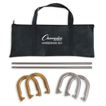 Champion Sports Deluxe Steel Horseshoe Set