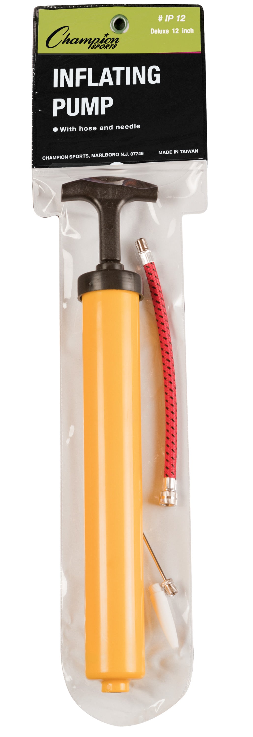 Champion Sports 12" Plastic Hand Pump