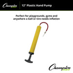 Champion Sports 12" Plastic Hand Pump