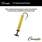Champion Sports 12" Plastic Hand Pump