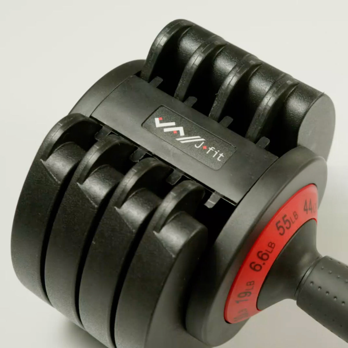 Champion Sports JFIT Adjustable Dumbbell Set - 6.6-55 lb